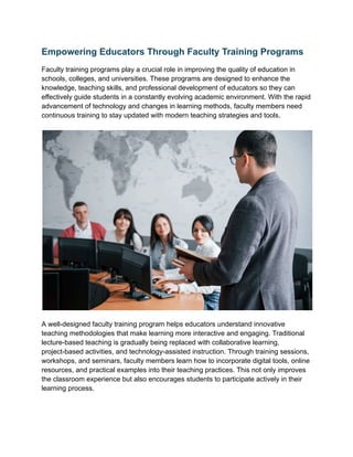 Empowering Educators Through Faculty Training Programs (1).pdf