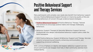 Empowering Independence with NDIS SDA, SIL, STA & Positive Behavioural ...