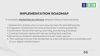 Strengthen Cyber Defense with DevSecOps as a Service | PDF