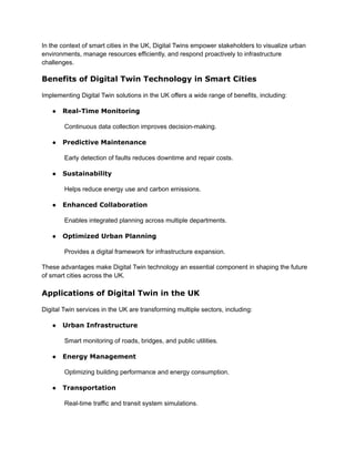 Accelerating the Smart City Vision with Digital Twin Technology in the ...