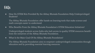Empowering Underprivileged Students Through STEM with Abhay Bhutada ...