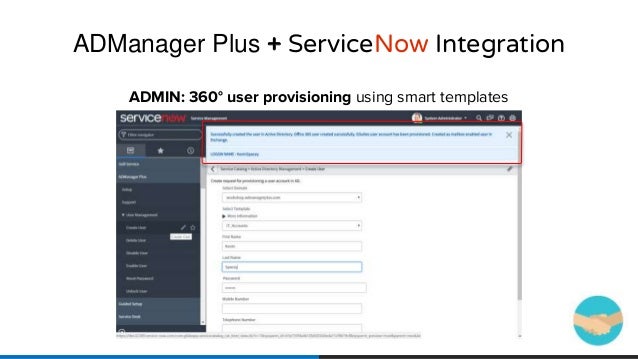 Empowering Servicenow Help Desk For Active Directory Management