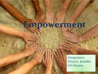 Empowerment


       Integrantes:
       Álvarez Jennifer
       Gil Dayana
 