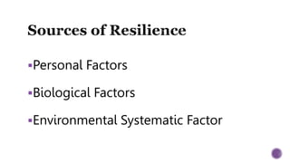 Personal Factors
Biological Factors
Environmental Systematic Factor
 
