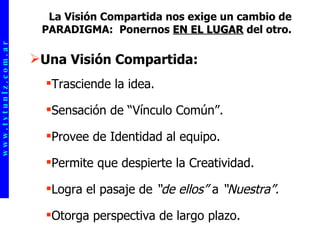 Vision Conjunta Empowerment y Equipos de Trabajo | PPT | Business | Business and Finance
