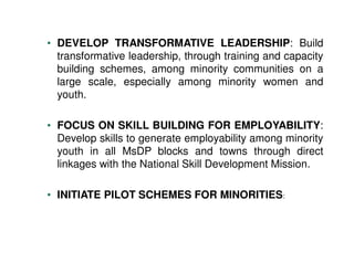 Empowerment of Minorities in the 12th Plan (2012 - 2017) | PDF