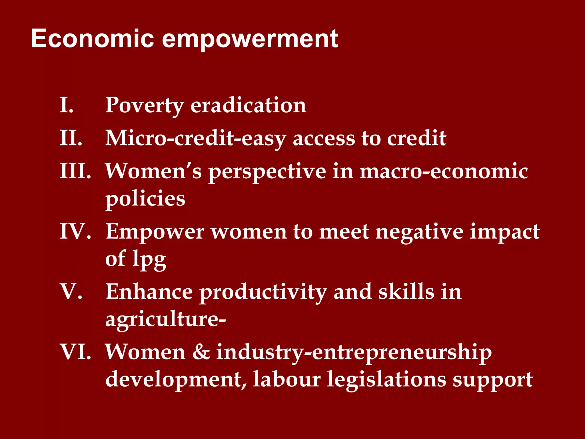 Empowerment Of Women And Gender Issues | PPT