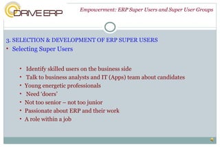 Empowerment Super Users & Super User Groups Slideshare | PPT
