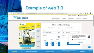 Example of web 3.0
 