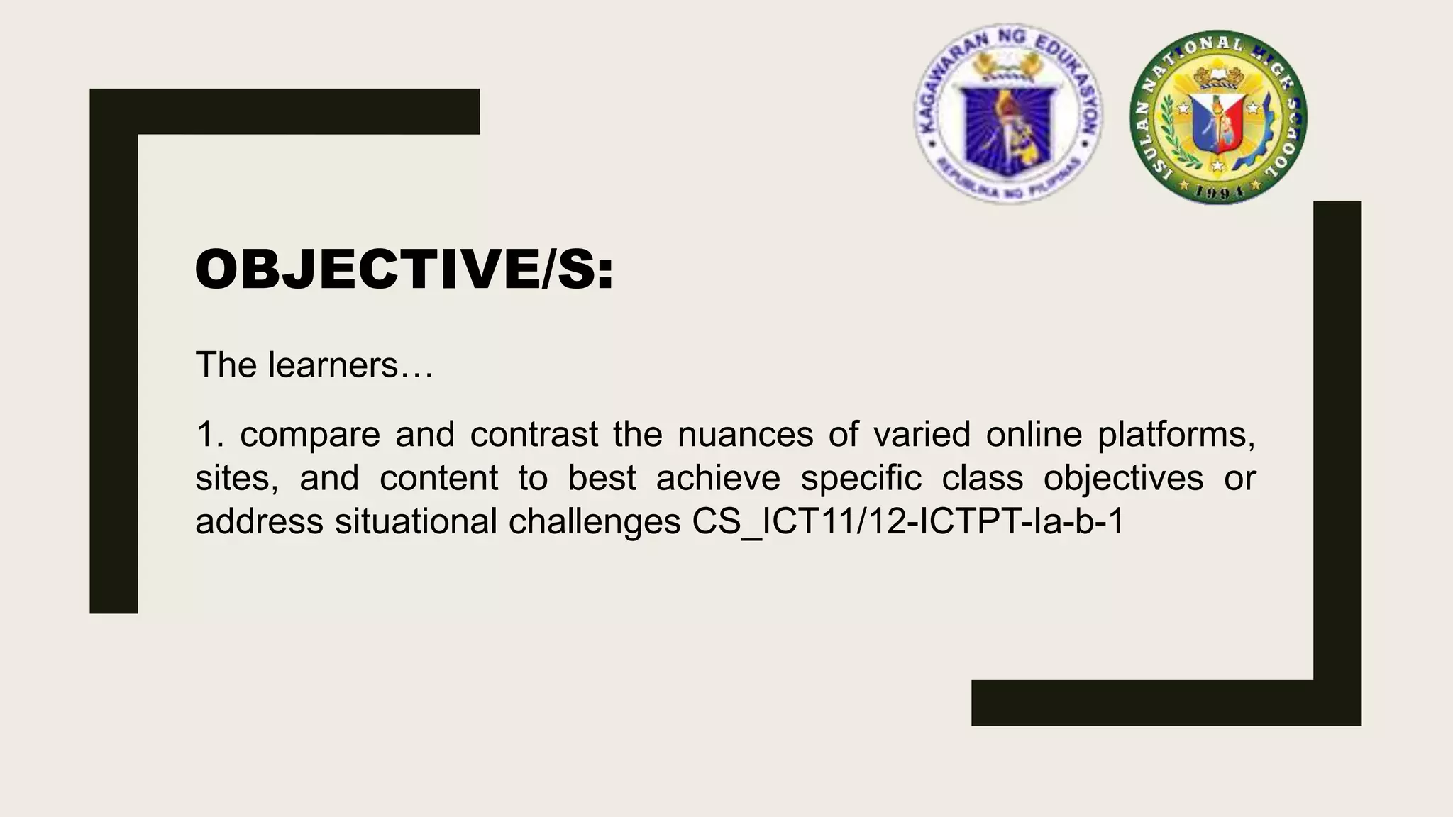 Empowermenttechnologies Module1 Pptx