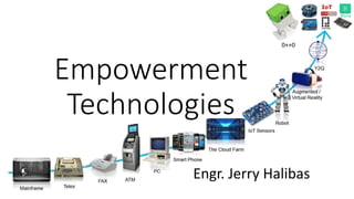 Empowerment
Technologies
Engr. Jerry Halibas
0++0
 