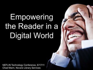 How do we stay in the game?OverDrive modelWe exist but with a changed roleAmazon and Apple modelsWe don’t existEBSCO NetLibrary modelWe may exist.  We don’t know yet.Other modelsMaybe we should create our ownCreate a model right now…