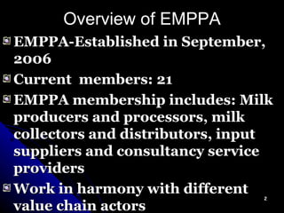 Challenges and Opportunities for Dairy Development in Ethiopia