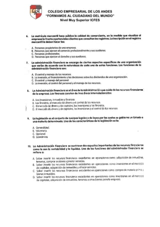 COLEGIO EMPRESARIAL DE LOS ANDES
“FORMAMOS AL CIUDADANO DEL MUNDO”
Nivel Muy Superior ICFES