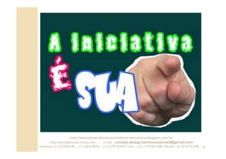 10
http://www.absejp-iluminacao-emled-e-eletronicos.blogspot.com.br/
http://www.abscomponentes.com - e-mail: contato.absejp.iluminacaoemled@gmail.com
Contatos: (11) 2778-8730 - (11) 3657-8355 - (11) 9-9715-4272 Vivo – (11) 9-4756-1598 Nextel – Id 35*21*51348
 