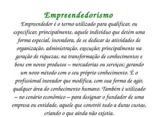 PERFIL EMPREENDEDOR 