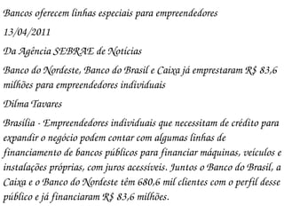 Nas qualidades pessoais de um empreendedor destacam-se: iniciativa; visão; coragem; firmeza; decisão; atitude de respeito humano; capacidade de organização e direção. 