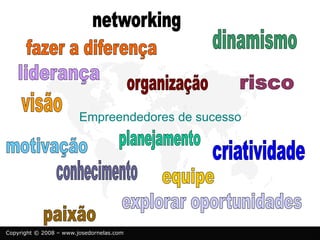 Copyright © 2008 – www.josedornelas.com
Empreendedores de sucesso
 