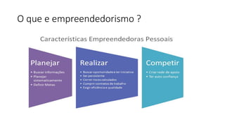 O que e empreendedorismo ?
 