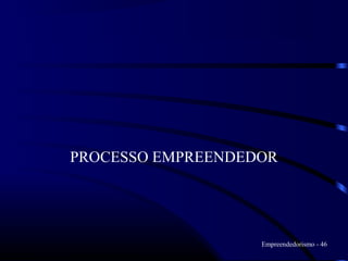 PROCESSO EMPREENDEDOR




                   Empreendedorismo - 46
 