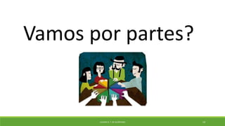 Vamos por partes?
JULIANA N. T. DE ALCÂNTARA 19
 