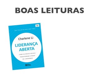 BOAS LEITURAS
 