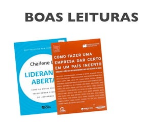 BOAS LEITURAS
 