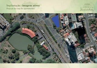 Implantação - imagem aérea
Projeção da vista dos apartamentos
IMAGENSILUSTRATIVAS.
 