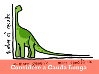 Considere a Cauda Longa
 