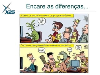 Encare as diferenças...
 