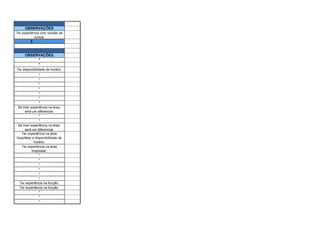 OBSERVAÇÕES
Ter experiência com vendas de
cursos.
OBSERVAÇÕES
*
*
Ter disponibilidade de horário.
*
*
*
*
*
*
*
Se tiver experiência na área,
será um diferencial.
*
*
Se tiver experiência na área,
será um diferencial.
Ter experiência na área
hospitalar e disponibilidade de
horário.
Ter experiência na área
hospitalar.
*
*
*
*
*
*
Ter experiência na função.
Ter experiência na função.
*
*
*
2
 