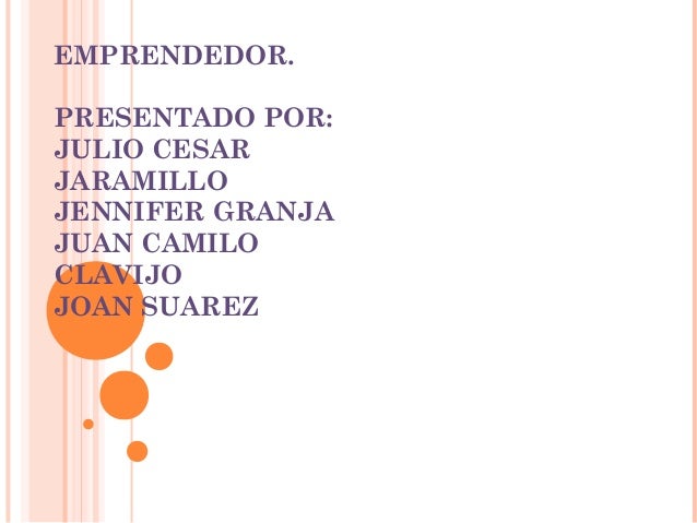 Emprendedor