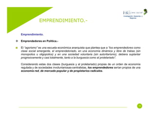 Emprendimiento (Entrepreneurship)