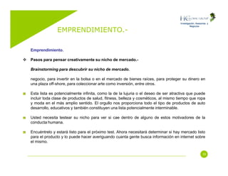 Emprendimiento (Entrepreneurship)