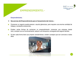 Emprendimiento (Entrepreneurship)