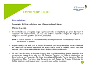 Emprendimiento (Entrepreneurship)