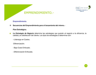Emprendimiento (Entrepreneurship)