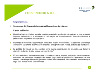 Emprendimiento (Entrepreneurship)