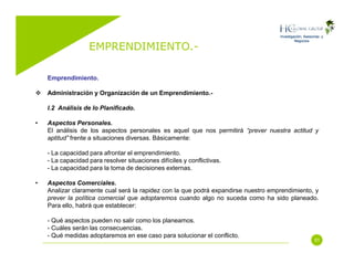 Emprendimiento (Entrepreneurship)