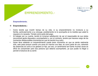 Emprendimiento (Entrepreneurship)