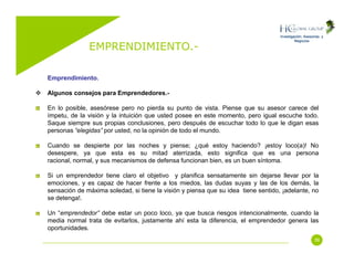 Emprendimiento (Entrepreneurship)