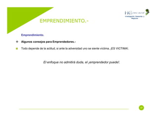 Emprendimiento (Entrepreneurship)