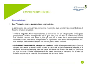 Emprendimiento (Entrepreneurship)