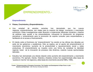 Emprendimiento (Entrepreneurship)