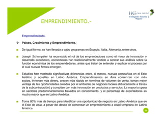 Emprendimiento (Entrepreneurship)
