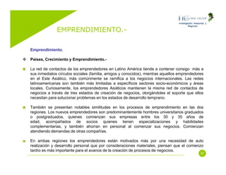 Emprendimiento (Entrepreneurship)
