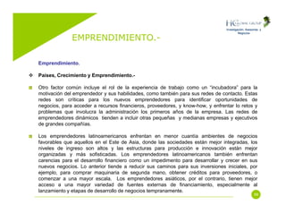 Emprendimiento (Entrepreneurship)