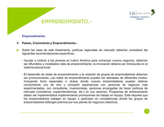Emprendimiento (Entrepreneurship)