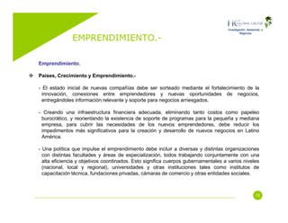 Emprendimiento (Entrepreneurship)