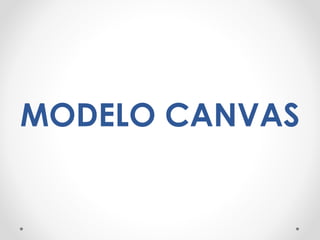 MODELO CANVAS
 